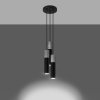 Lampa wisząca BORGIO 3P czarny