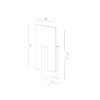 Plafon LAPPO naturlane drewno