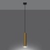 Lampa Wisząca LAGOS 1 złoty połysk