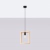 Lampa wisząca ARIES naturalne drewno