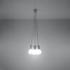Lampa wisząca DIEGO 5 biała