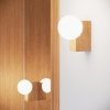 Plafon BULBO 4 naturalne drewno