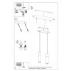 Lampa wisząca ZANE 2 szara