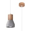Lampa wisząca QUBIC szara