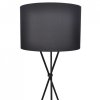 Lampa podłogowa, czarna