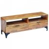 Szafka pod telewizor z drewna mango, 120 x 35 x 45 cm