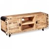 Szafka TV z surowego drewna mango 120x30x50 cm