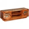 Szafka pod TV z drewna z odzysku 120x30x40 cm