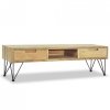 Szafka pod telewizor, 120 x 35 x 35 cm, lite drewno tekowe