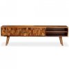 Szafka pod telewizor, lite drewno sheesham, 140x30x40 cm