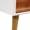 Stolik kawowy z drewna akacjowego 90x50x40 cm