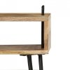 Stolik nocny z litego drewna mango, 40 x 34 x 47 cm