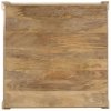 Stolik kawowy z litego drewna mango, 80x80x40 cm