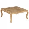 Stolik kawowy z litego drewna mango, 80x80x40 cm