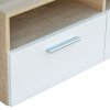 Szafki TV, 2 szt., 95x35x36 cm, dębowe i białe