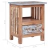Szafka nocna, 41x30x50 cm, lite drewno mahoniowe