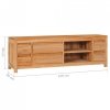 Szafka pod telewizor, 120x30x40 cm, lite drewno tekowe