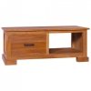 Szafka pod TV, 90 x 50 x 37 cm, lite drewno tekowe