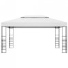 Altana ze sznurem lampek LED, 4x3x2,7 m, biała