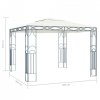 Altana ze sznurem lampek LED, 300x300 cm, kremowa
