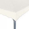 Altana ze sznurem lampek LED, 300x300 cm, kremowa, aluminium