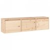 Szafki pod TV, 3 szt., lite drewno sosnowe