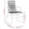 Krzesła ogrodowe, 4 szt., czarne, 58x59x85,5 cm, rattan PVC