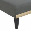 Sofa rozkładana L, ciemnoszara, 275x140x70 cm, tkanina