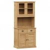 Kredens VIGO, 78x40x175 cm, lite drewno sosnowe