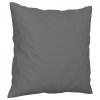2-osobowa sofa z poduszkami, ciemnoszara, 120 cm, mikrofibra