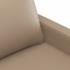 2-osobowa sofa z poduszkami, cappuccino, sztuczna skóra
