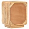 Szafka nocna, 40x30x50 cm, surowe drewno mango