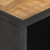 Stolik kawowy, 90x50x35 cm, drewno mango i naturalna trzcina