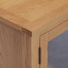Szafka pod telewizor, 110x35x44 cm, lite drewno dębowe