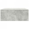 Stolik kawowy z szufladami Betonowy szary 100x100x40 cm