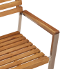 Krzesła ogrodowe  6 szt. 54.5x56x89 cm Lite drewno akacjowe, Krzesła składane  2 szt. Lite drewno akacjowe i stal, Krzesła składane  4 szt. Lite drewno akacjowe i stal