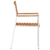 Składane Krzesła Ogrodowe 6 szt. 54.5x56x89 cm Lite drewno tekowe,  Składane Krzesła Ogrodowe 4 szt. Lite drewno tekowe i stal,  Składane Krzesła Ogrodowe 2 szt. Lite drewno tekowe i stal