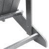 Krzesła Adirondack 2 szt Jasnoszare 74x82x90 cm HDPE,  Krzesło Adirondack Jasnoszare 74x82x91 cm HDPE