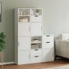 Szafki boczne 5 szt. ODDA 40x24x79 cm lite drewno sosnowe