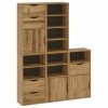Szafki boczne 5 szt. ODDA 40x24x79 cm Drewno lite Sosna