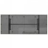 Zestaw do jadalni w ogrodzie 9 pcs Szary 190 x 80 x 75 cm