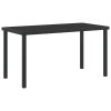 Zestaw 3 Czarny Polirattan, stal 56,5 x 57 x 83 cm Trwały