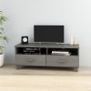 Szafka pod TV HAMAR, jasnoszara, 106x40x40 cm, drewno sosnowe