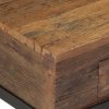 Szafka pod telewizor, 110x30x46 cm, lite drewno z odzysku