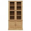 Witryna VIGO, 85x35x170 cm, lite drewno sosnowe
