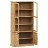 Witryna VIGO, 85x35x170 cm, lite drewno sosnowe