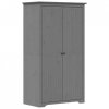 Szafa BODO, szara, 99x53,5x173 cm, lite drewno sosnowe