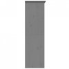 Szafa BODO, szara, 99x53,5x173 cm, lite drewno sosnowe
