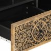 Szafka pod telewizor, 100x33x46 cm, lite drewno mango