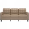 3-osobowa sofa, cappuccino, 180 cm, sztuczna skóra